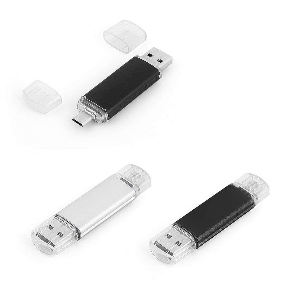 16 GB OTG Özellikli Metal USB Bellek