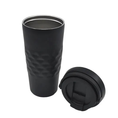 EccoTech 500 ml Diamond Serisi Tutma Kulplu İç-Dış Paslanmaz Çelik Termos