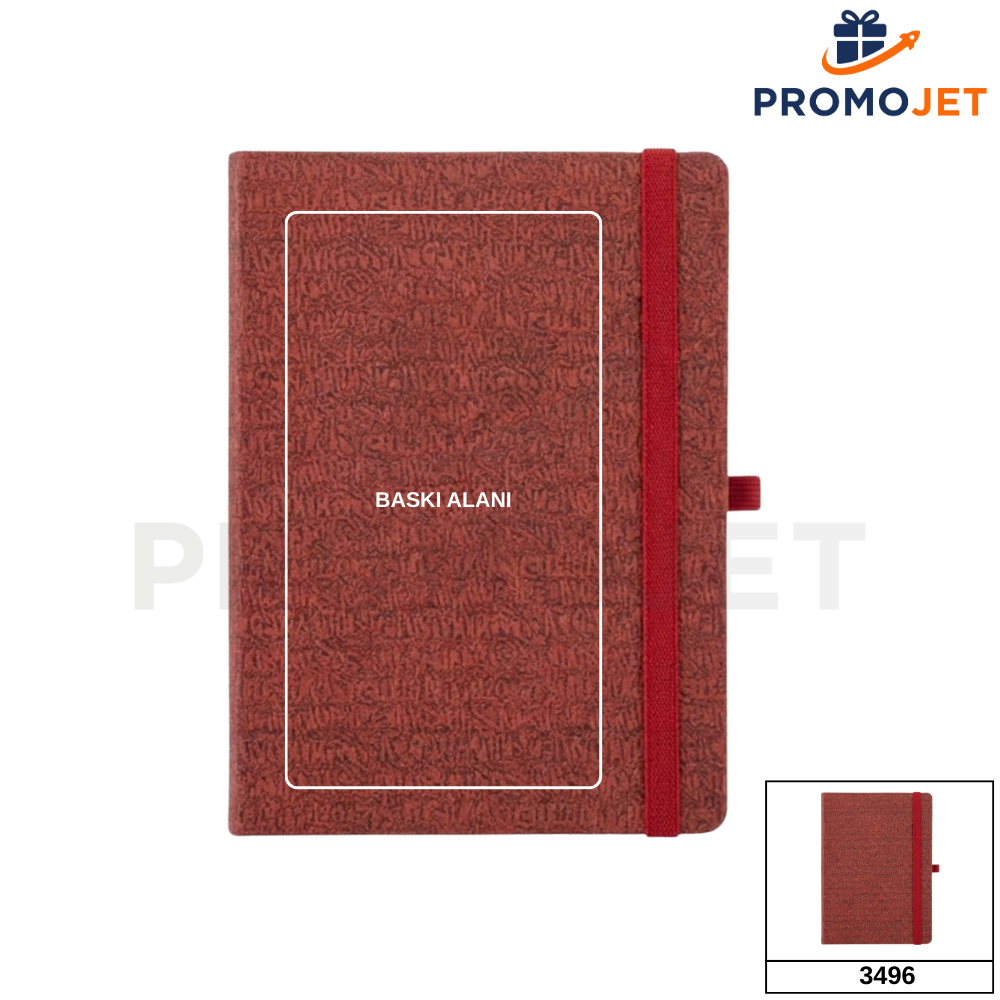 Termo Deri Yumuşak Çift Kapak Defter ( 13 x 21 cm )