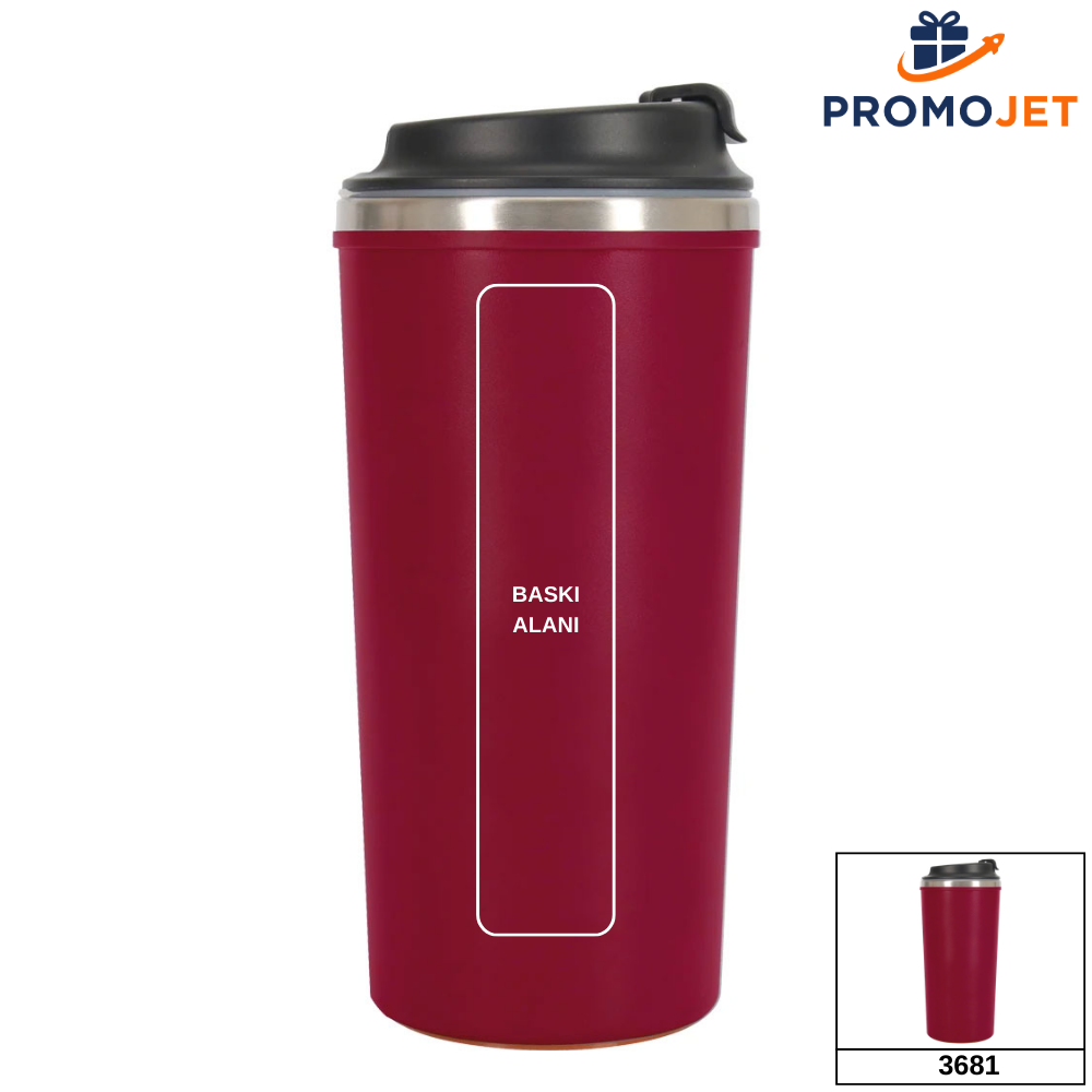 500 ml Devrilmez Vantuz Tabanlı Güvenli Ofis Termosu