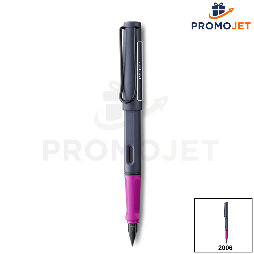 Lamy Safari 2024 Özel Üretim Pink Cliff M Uç Dolma Kalem Plastik Gövde ve Çelik Uç