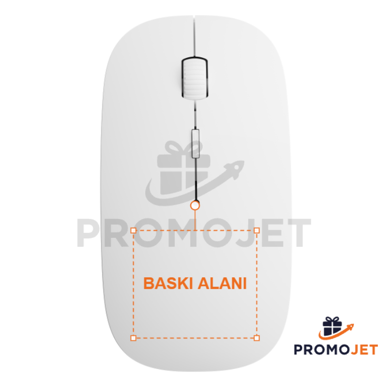 Beyaz Optik Kablosuz Mouse