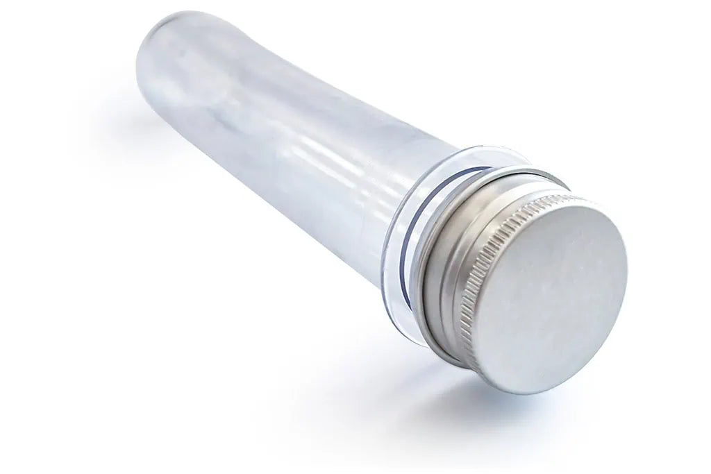 Metal Kapaklı Plastik Deney Tüpü