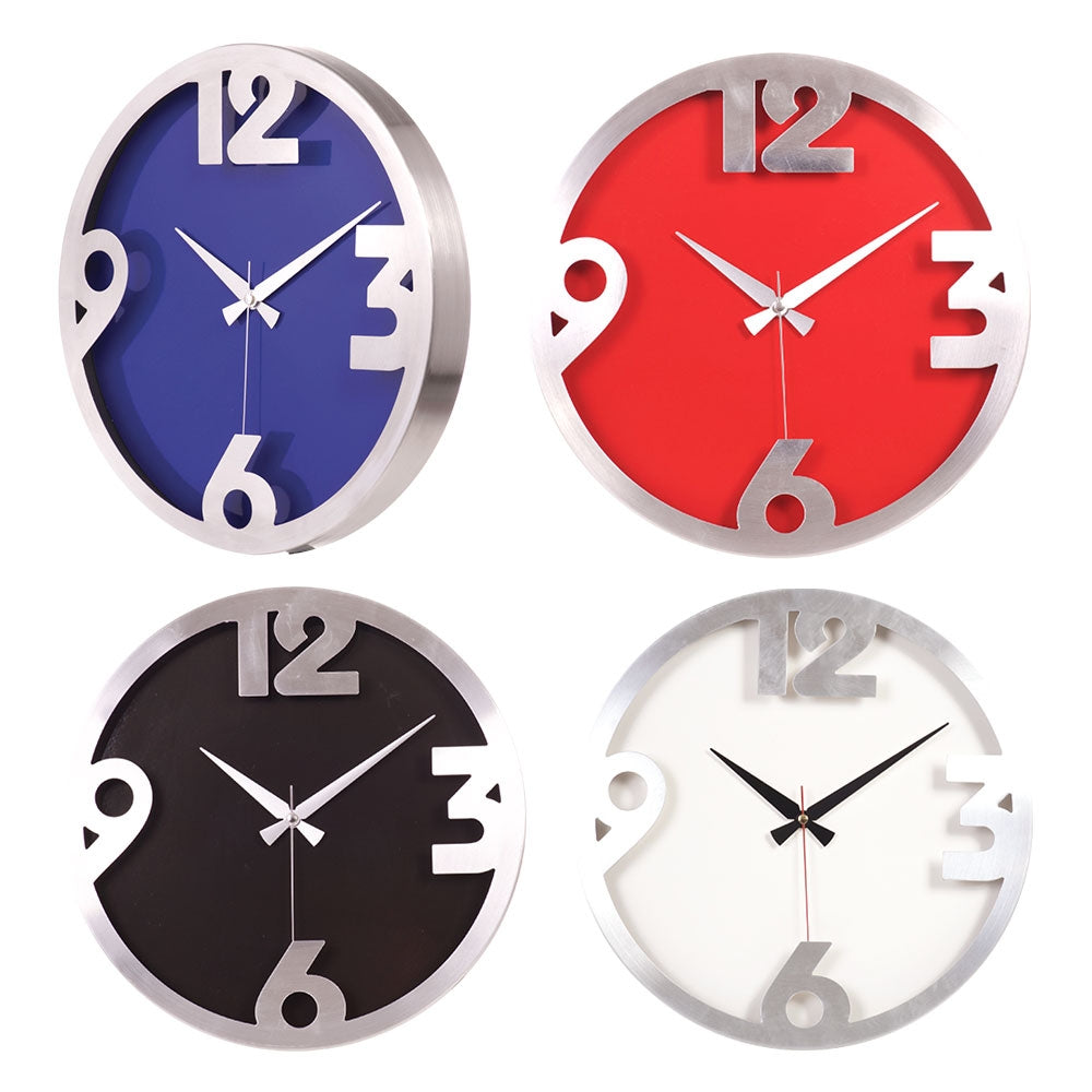 Alüminyum Duvar Saati Ø 400 mm