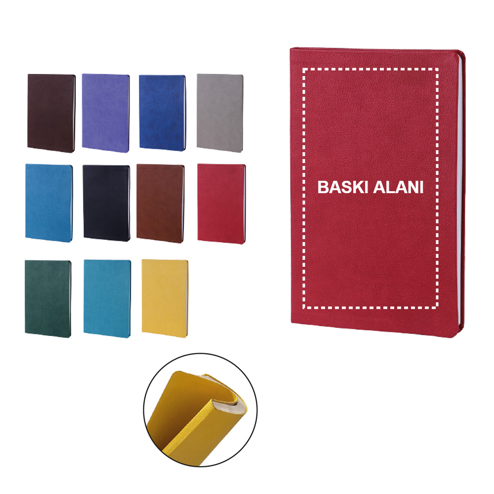 13x21 cm Yumuşak Kapaklı Çizgili Defter