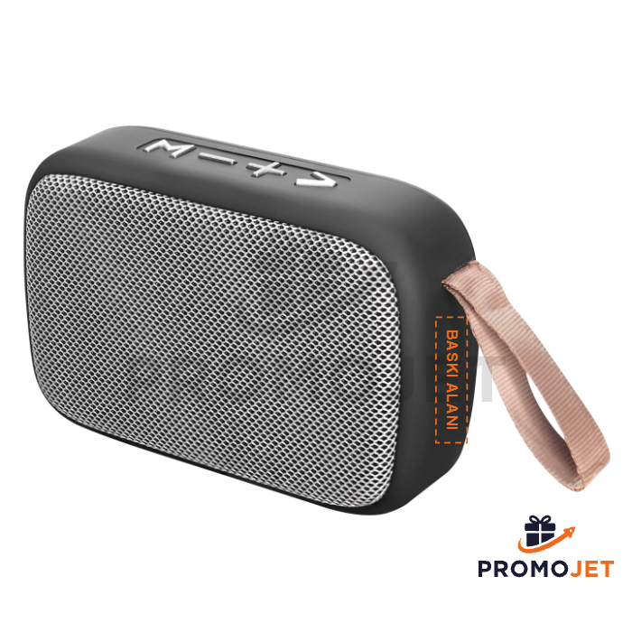 Gümüş Bluetooth Hoparlör 3W TF ve USB Destekli