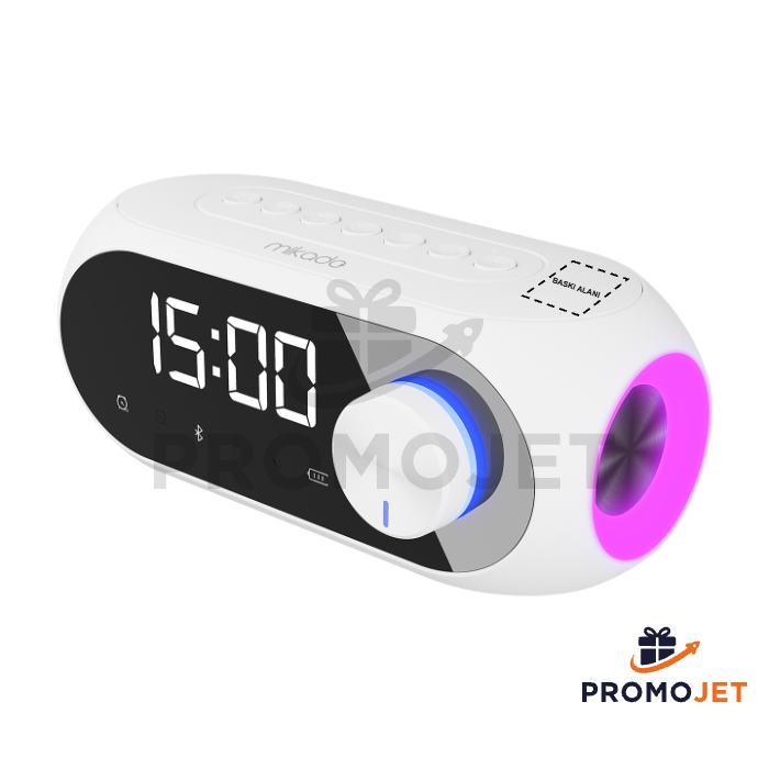 Bluetooth Hoparlör ve Dijital Alarmlı Masa Saati