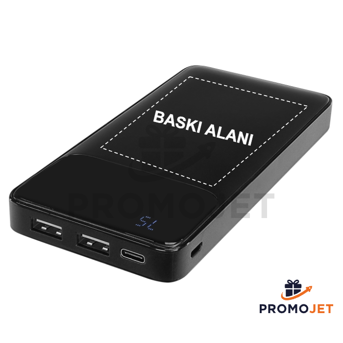 10.000 mAh LCD Göstergeli Taşınabilir Hızlı Şarj Powerbank