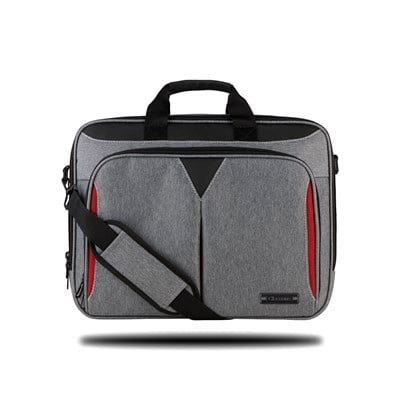 Classone VP3404 Taranto Serisi 14 inch WTXpro Su Geçirmez Kumaş Laptop El Çantası -Gri