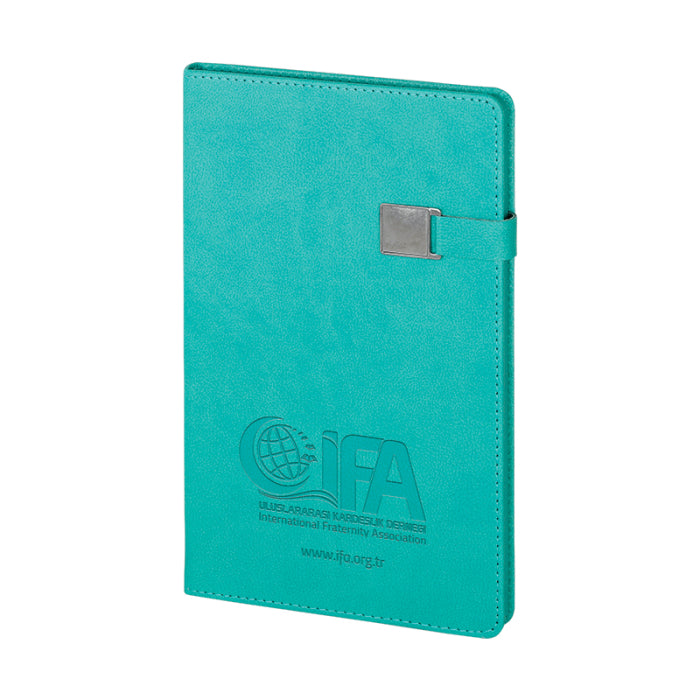 Termo Deri Kapaklı 15x21 cm Çizgili Defter