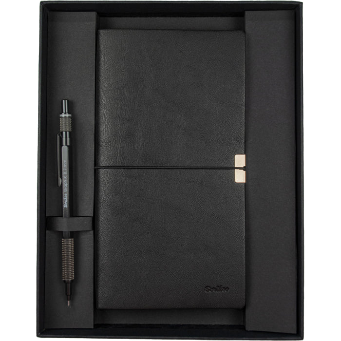 Scrikss Premium Defter ve Mekanik Kurşun Kalem Seti