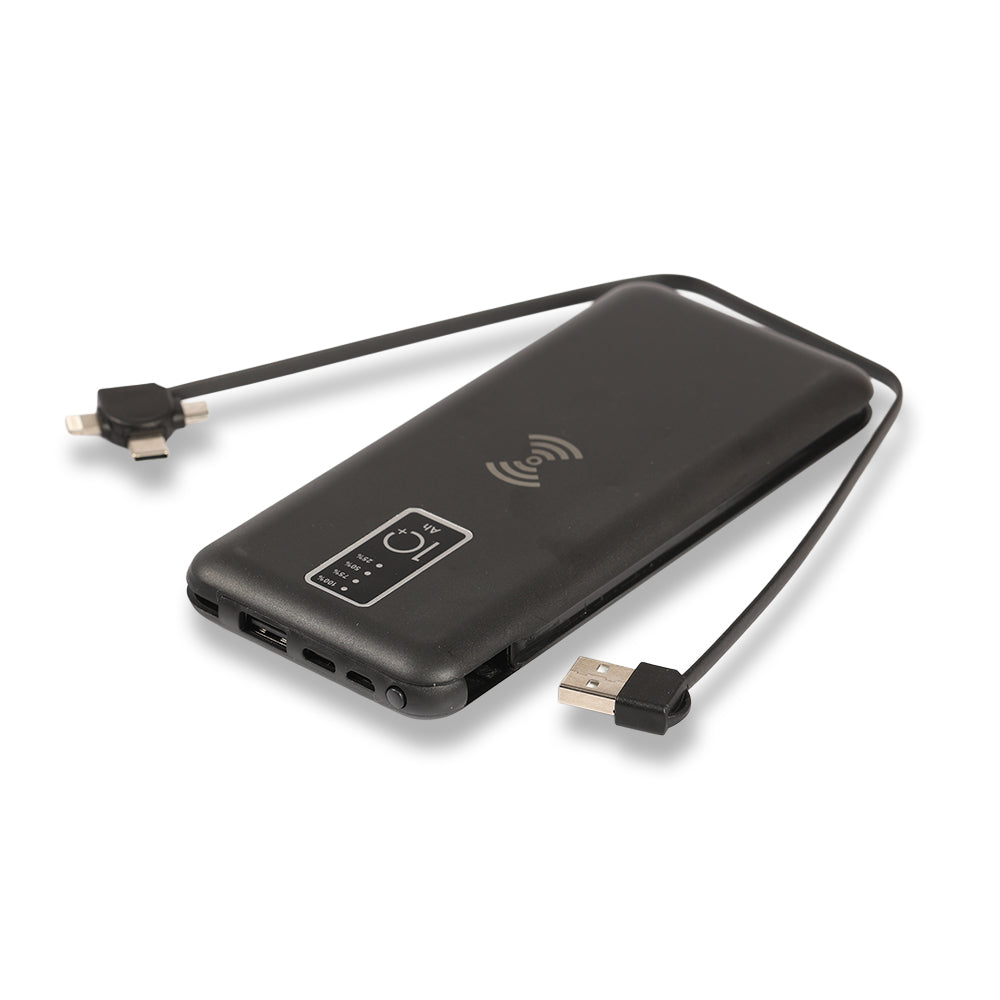 Dahili Kablolu Wireless Powerbank 10000 mAh