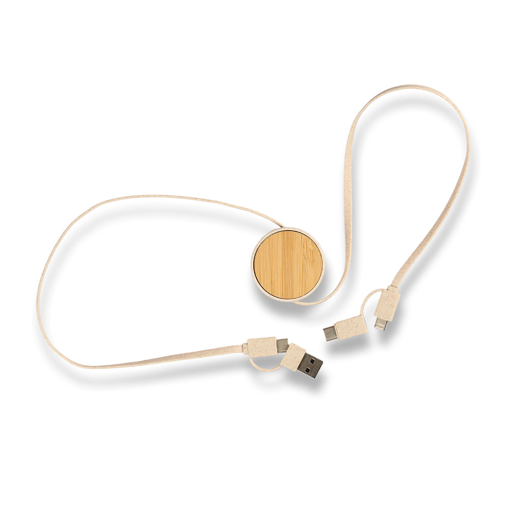 Bambu Şarj Kablosu (Çantalı)