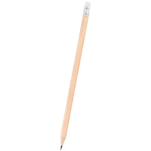 Köşeli Silgili Naturel Kurşun Kalem