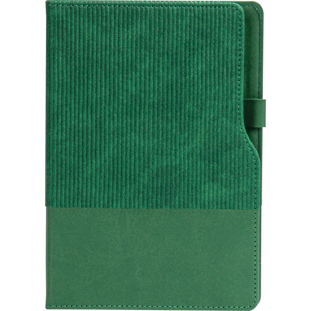 Tarihsiz Defter – Termo Deri ve Renkli Kenarlı (14,5 x 21 cm)
