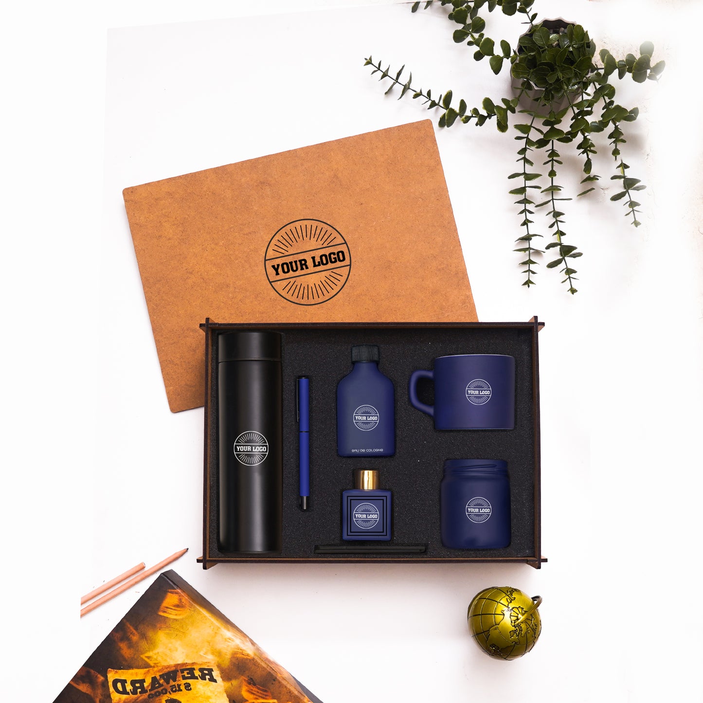 Ahsap Kutulu Hediye Seti - 22