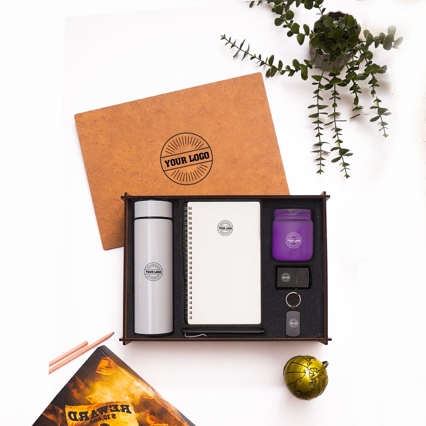 Ahsap Kutulu Hediye Seti - 21