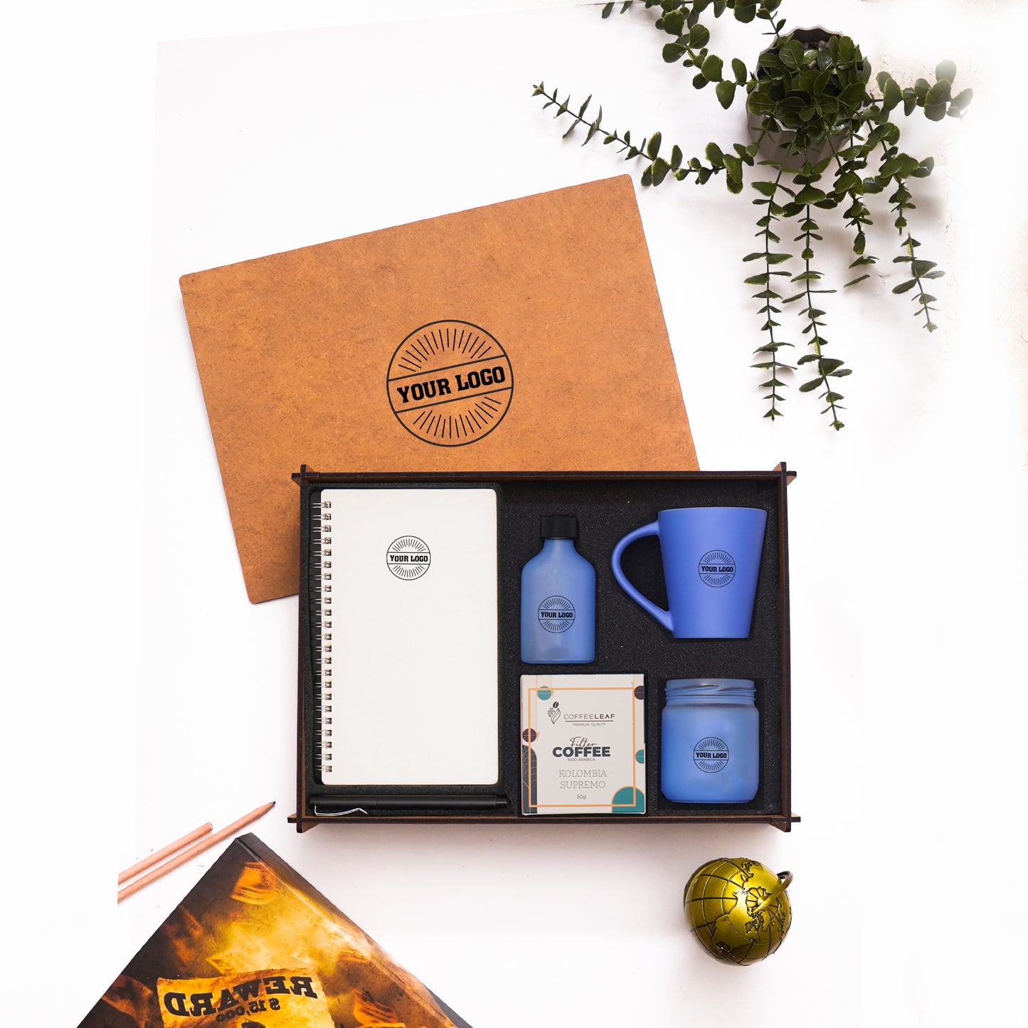 Ahsap Kutulu Hediye Seti - 20