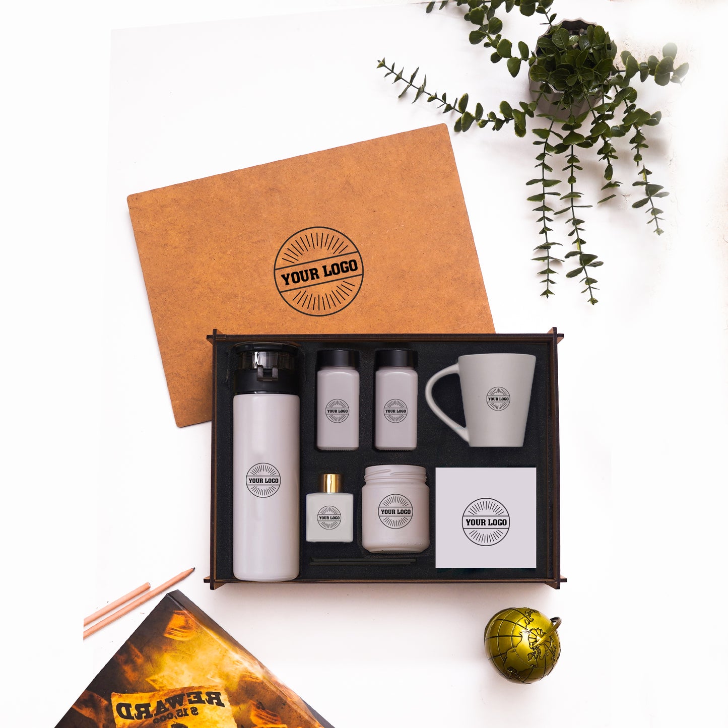 Ahsap Kutulu Hediye Seti - 19