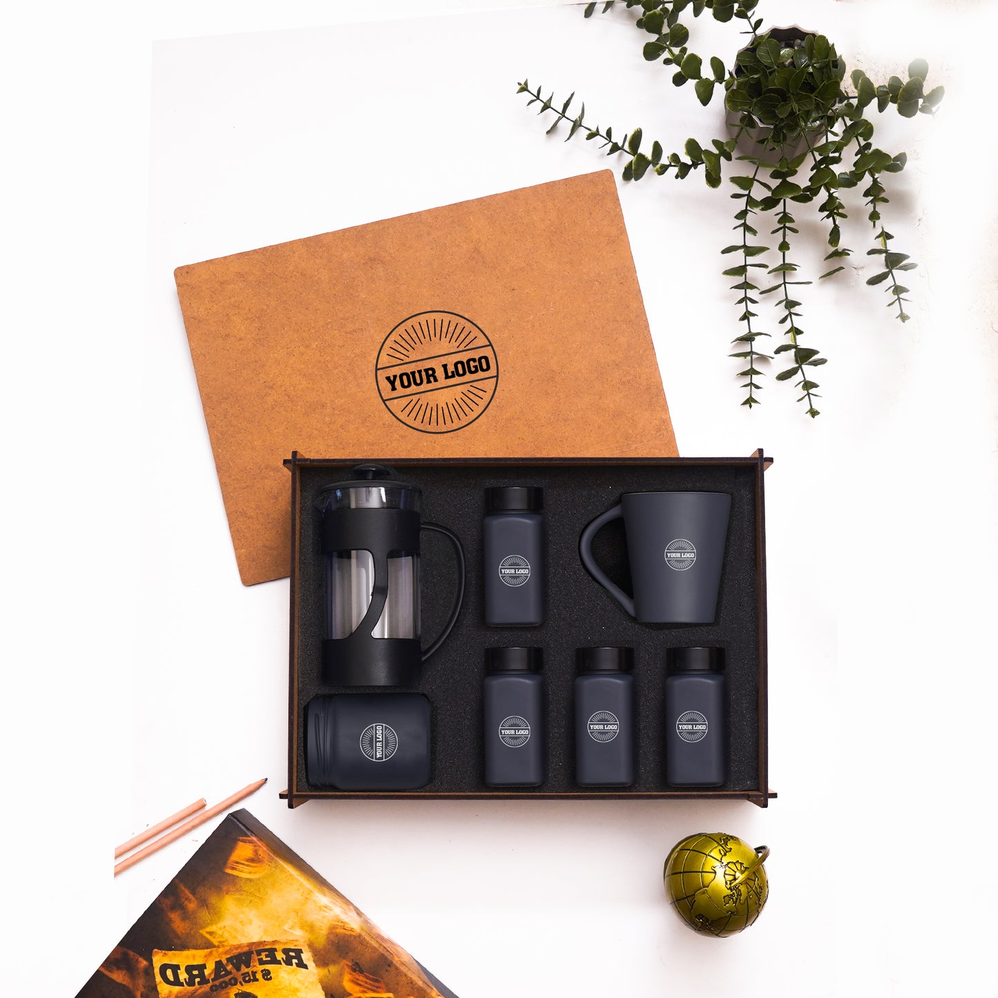 Ahsap Kutulu Hediye Seti - 18