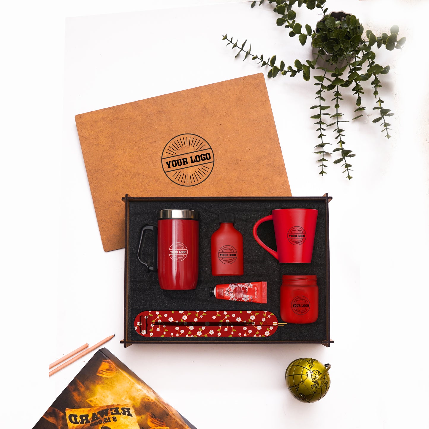 Ahsap Kutulu Hediye Seti - 17