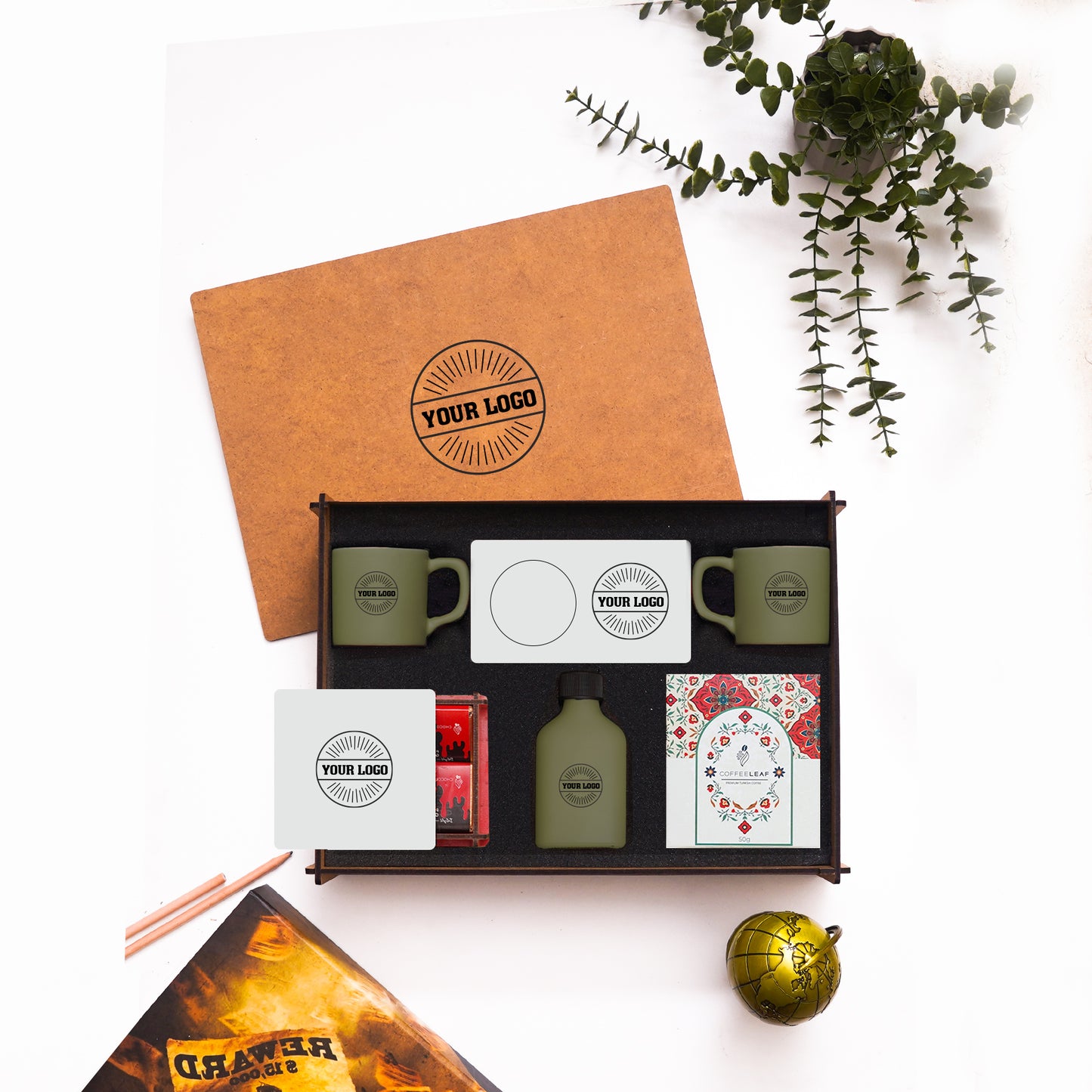 Ahsap Kutulu Hediye Seti - 15