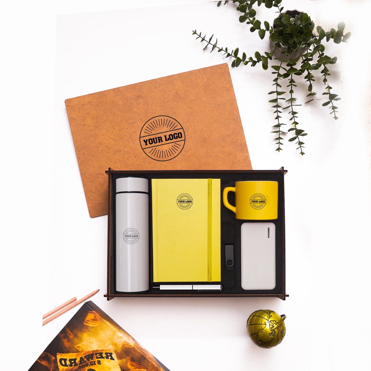 Ahsap Kutulu Hediye Seti - 11