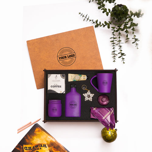 Ahsap Kutulu Hediye Seti - 01