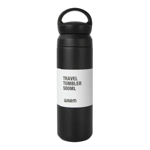 EccoTech 500 ML Tutma Kulplu Çelik Dizayn Siyah Renk Termos