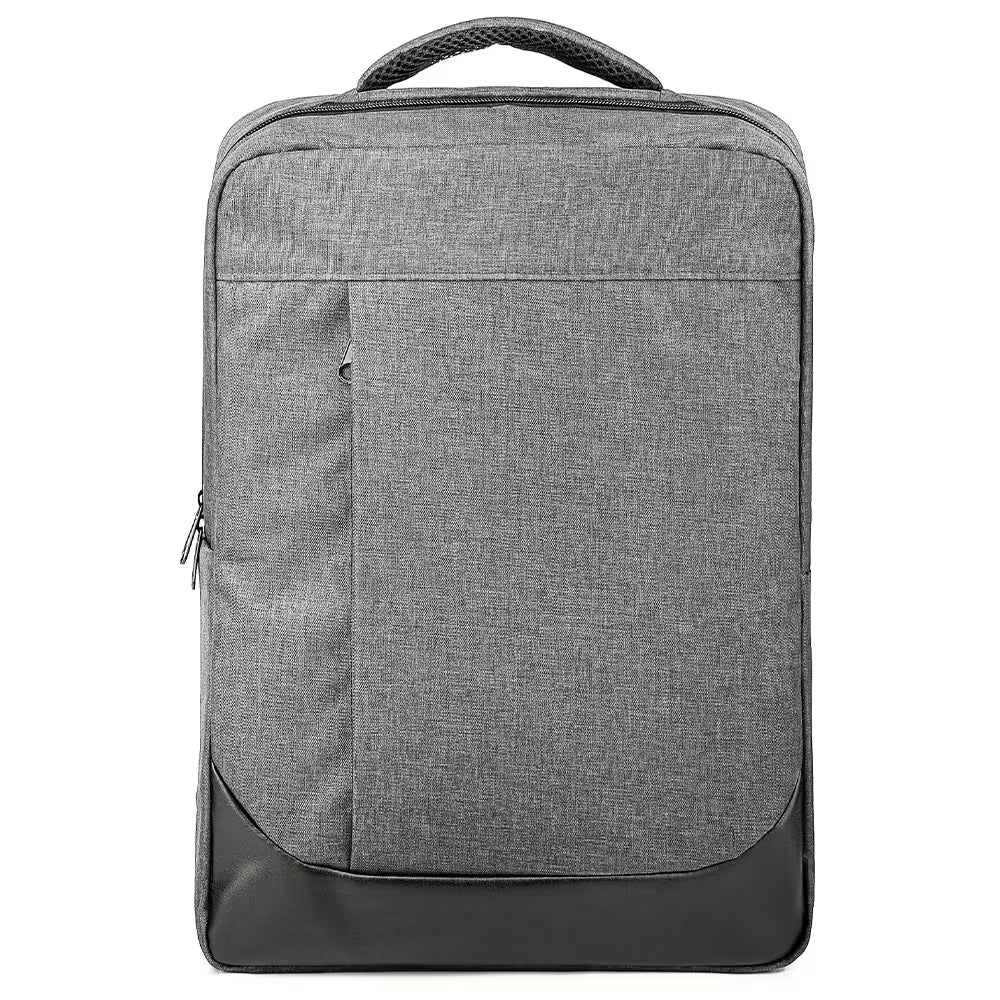 Suni Deri Detaylı 15.6 İnç Laptop Bölmeli Su Geçirmez Promosyon Sırt Çantası