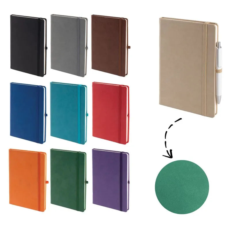 Termo Deri Kapaklı Defter ( 13 x 21 cm )