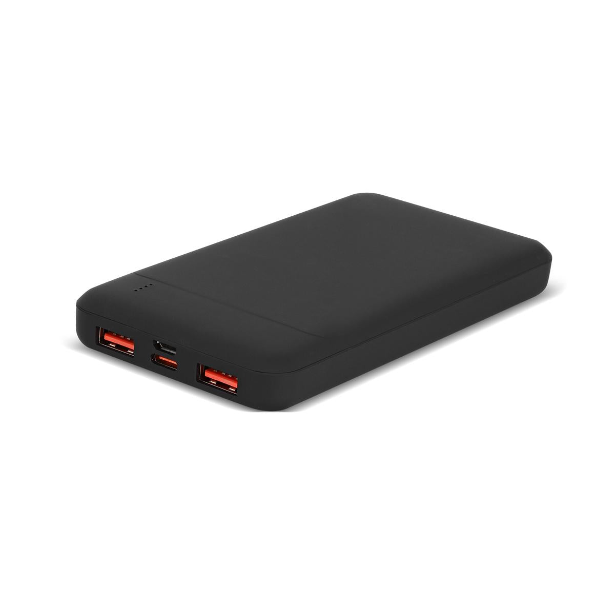 Işıklı Logo Markalama Alanlı Hızlı Şarj Powerbank – 10.000 mAh Ultra İnce Tasarım