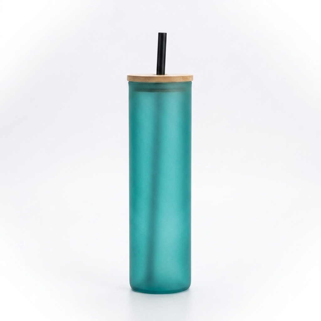 500 ML Bambu Kapaklı Cam Matara