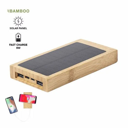 EccoTech 10.000 mAh Ekolojik Solar (Güneş Enerjili) Wireless Powerbank