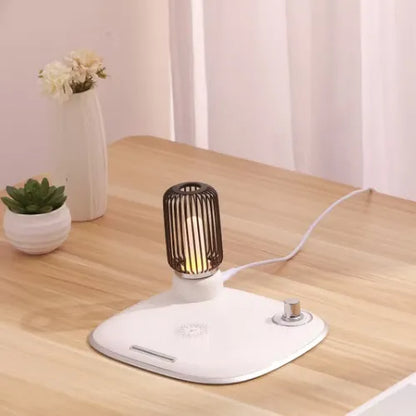 Masaüstü 2'si 1 Arada Kablosuz Şarj Cihazı (Lambalı)