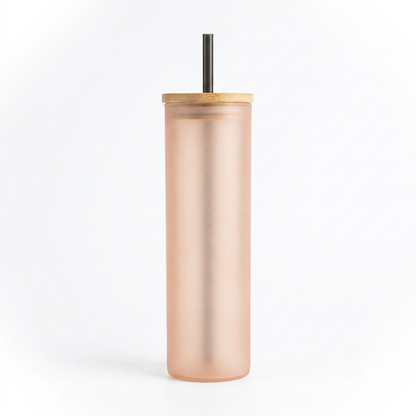 500 ML Bambu Kapaklı Cam Matara