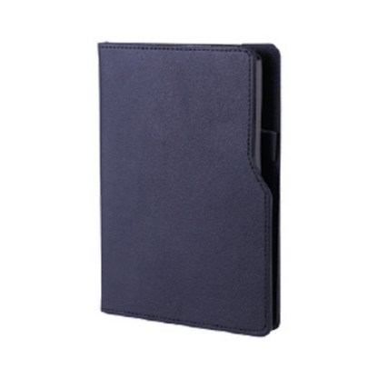 Asimetrik Kapaklı ve Gizli Kalem Bölmeli VIP Termo Deri Defter 14,5x21 cm