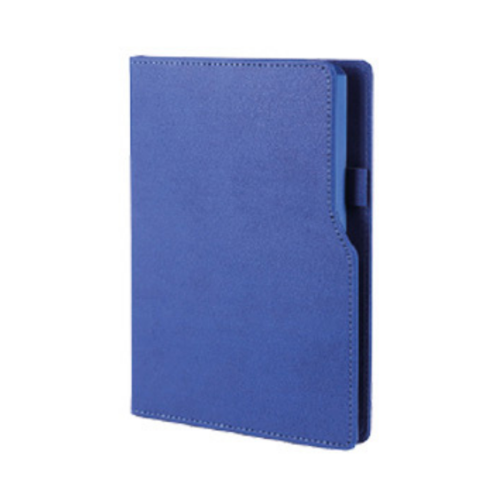 Asimetrik Kapaklı ve Gizli Kalem Bölmeli VIP Termo Deri Defter 14,5x21 cm