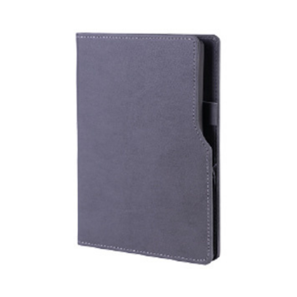 Asimetrik Kapaklı ve Gizli Kalem Bölmeli VIP Termo Deri Defter 14,5x21 cm