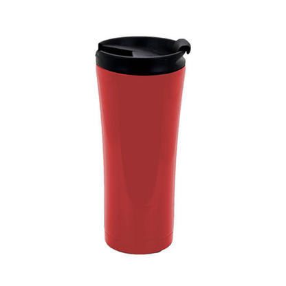 Kavisli Gövdeli ve Sızdırmaz Çıtçıt Kapaklı Çelik Termos Mug (500 ml)