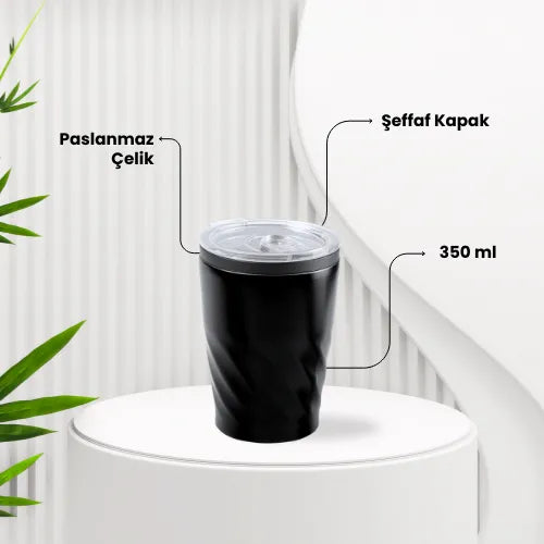 EccoTech 350 ML Sarmal Dizayn Çelik Termos