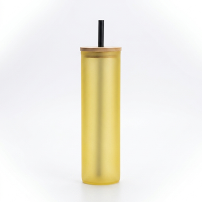 500 ML Bambu Kapaklı Cam Matara
