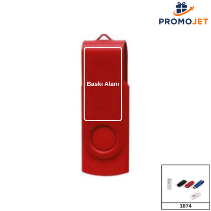 32 GB Metal Renkli USB Bellek