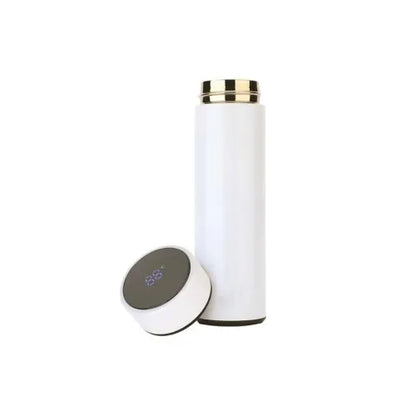 EccoTech 500 ML Siyah Renk Led Isı Göstergeli Çelik Termos