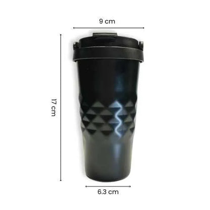 EccoTech 500 ML Tutma Kulplu Diamond Çelik Termos