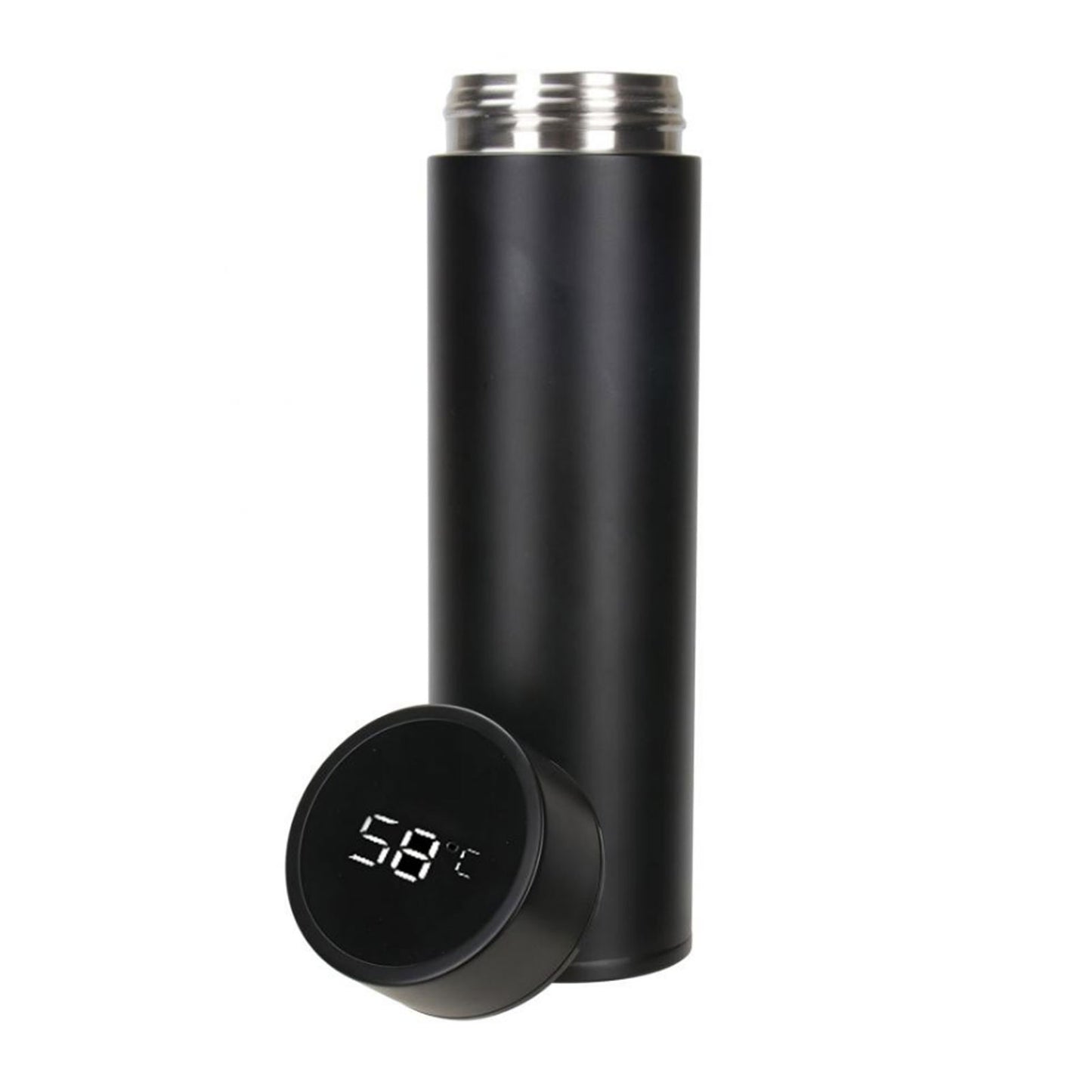 Dijital Dereceli Siyah Termos 500 ml