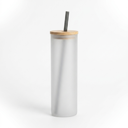 500 ML Bambu Kapaklı Cam Matara