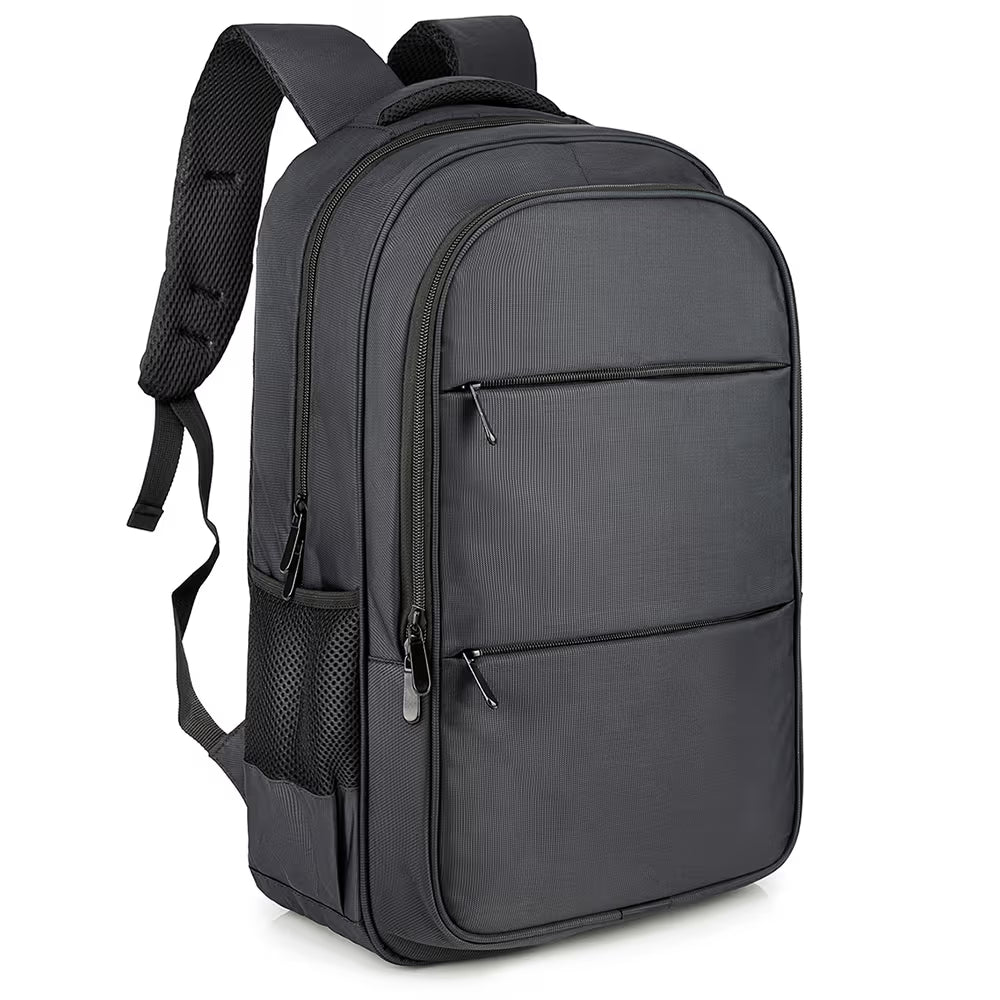 17 İnç Laptop Bölmeli Su Geçirmez Gri Sırt Çantası – Oxford Kumaş Ergonomik Promosyon Çantası