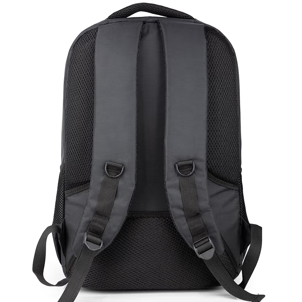 17 İnç Laptop Bölmeli Su Geçirmez Gri Sırt Çantası – Oxford Kumaş Ergonomik Promosyon Çantası