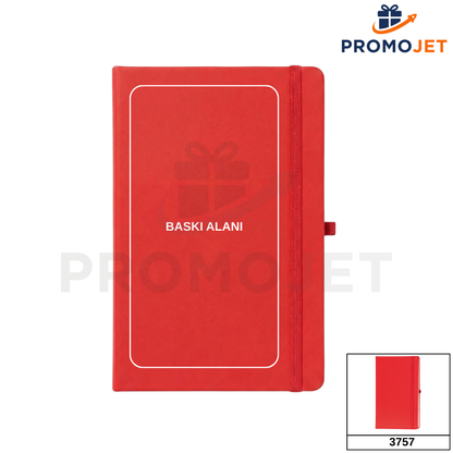 Tarihsiz Cep Boy Defter – Termo Deri ve Lastikli (9 x 14 cm)